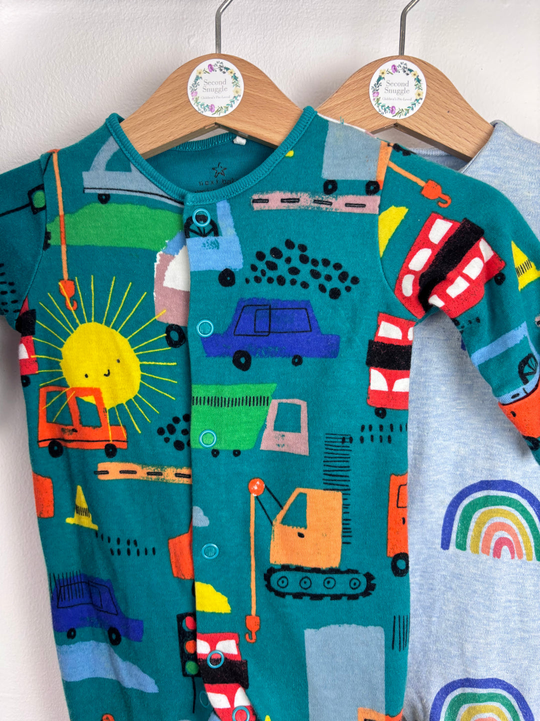 Next Baby Sleepsuit Sets With Colourful Prints Up To 1 Month