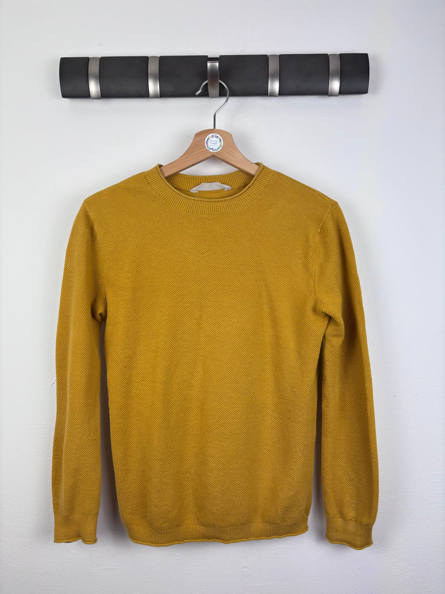 John Lewis Mustard Knit Jumper 12 Years-Jumpers-Second Snuggle Preloved