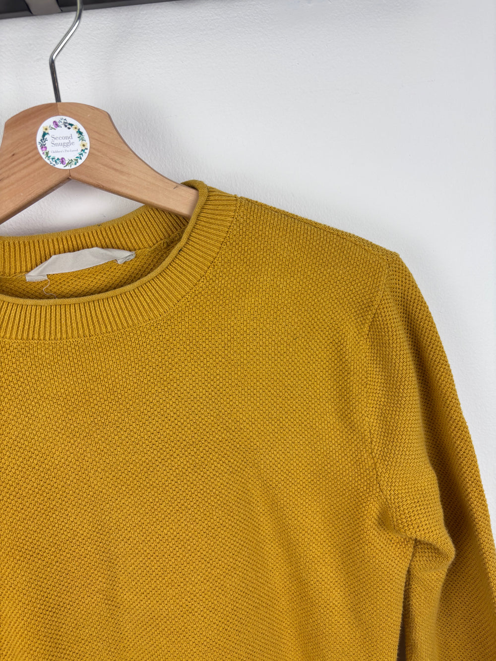John Lewis Mustard Knit Jumper 12 Years-Jumpers-Second Snuggle Preloved