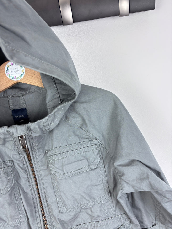 Baby Gap Grey Hooded Jacket 4 Years