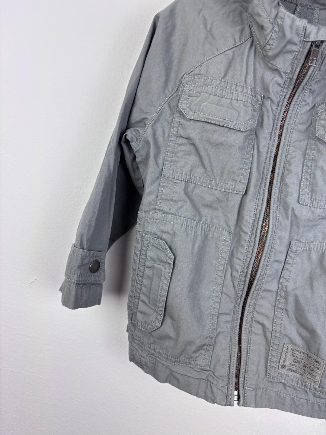 Baby Gap Grey Hooded Jacket 4 Years