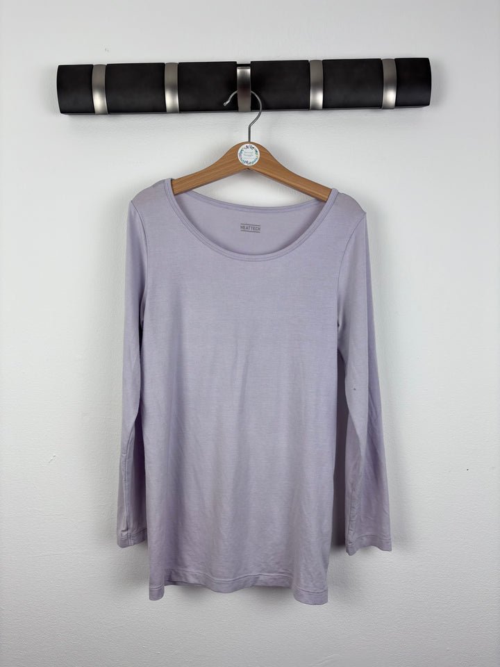 Heat Tech Lilac Long Sleeve Thermal Top 9-10 Years-Tops-Second Snuggle Preloved