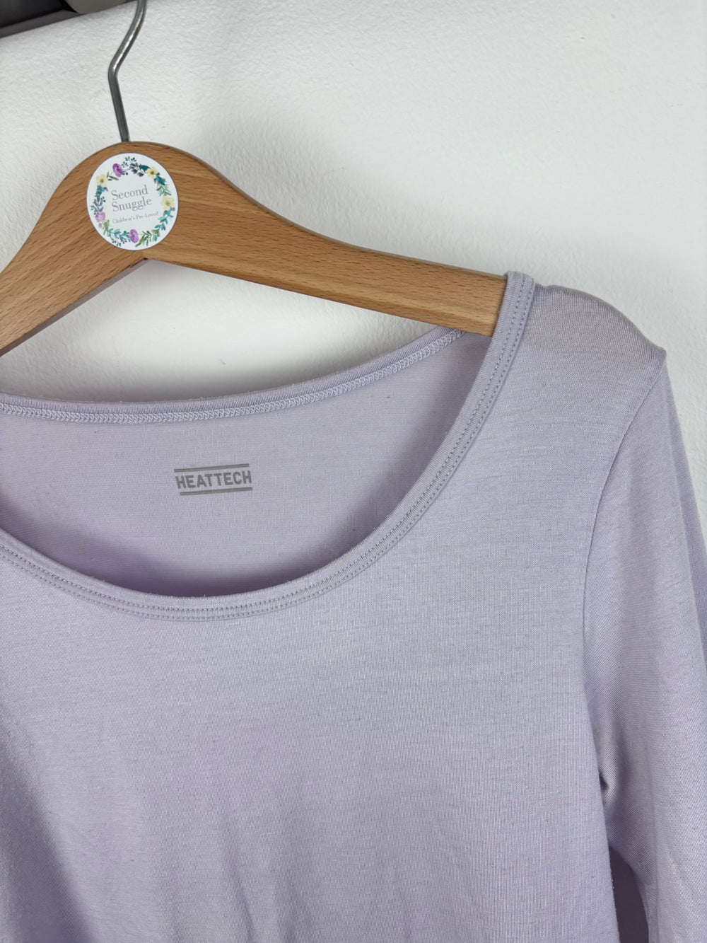 Heat Tech Lilac Long Sleeve Thermal Top 9-10 Years-Tops-Second Snuggle Preloved