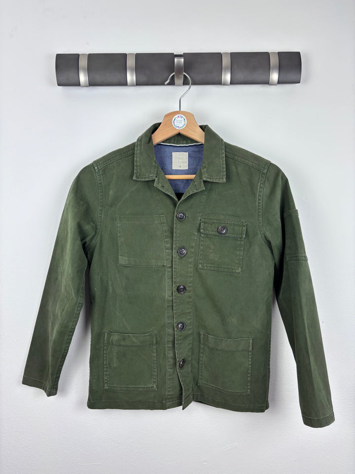 John Lewis Green Utility Jacket 10 Years-Jackets-Second Snuggle Preloved