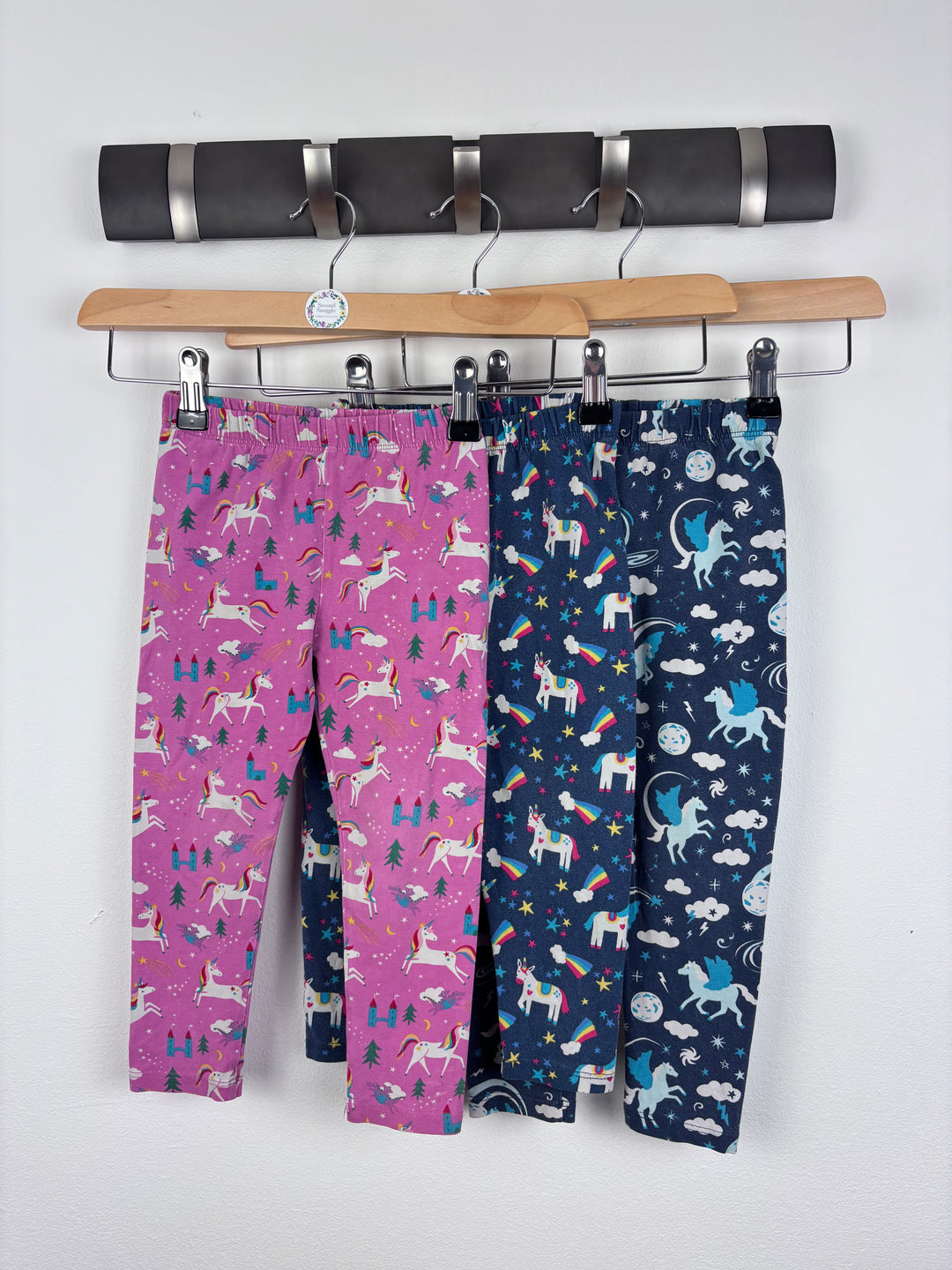 Frugi Unicorn Print Leggings Set 2-3 Years