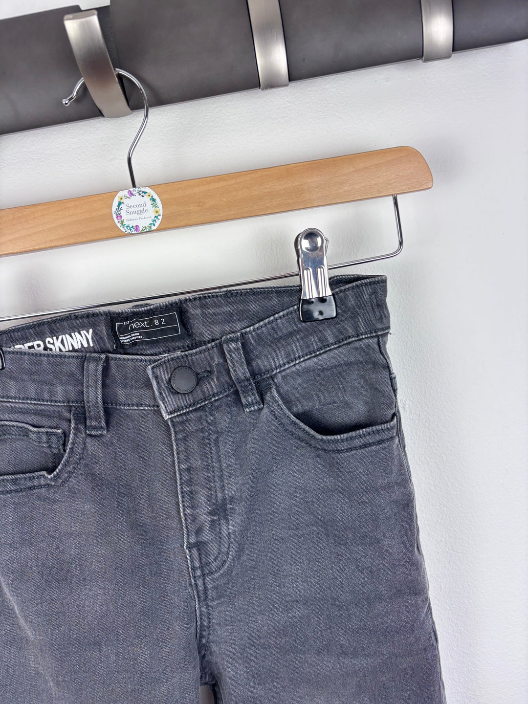 Next Grey Super Skinny Jeans 9 Years-Trousers-Second Snuggle Preloved