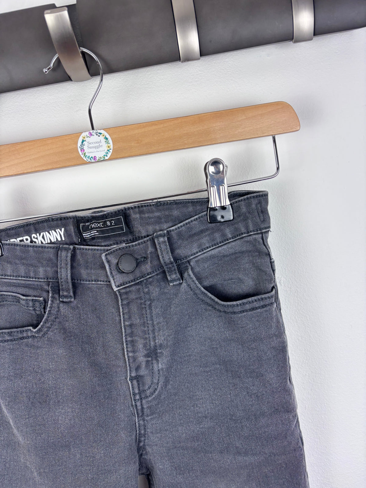 Next Grey Super Skinny Jeans 9 Years-Trousers-Second Snuggle Preloved