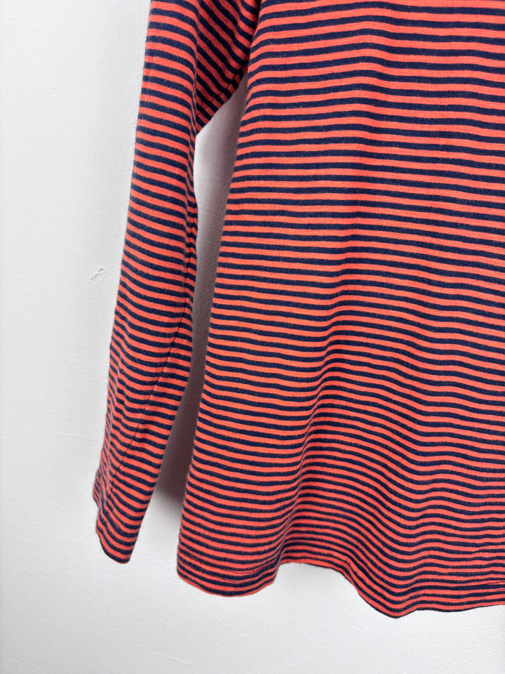 Joules Striped Dinosaur Long Sleeve Top 9-10 Years-Tops-Second Snuggle Preloved