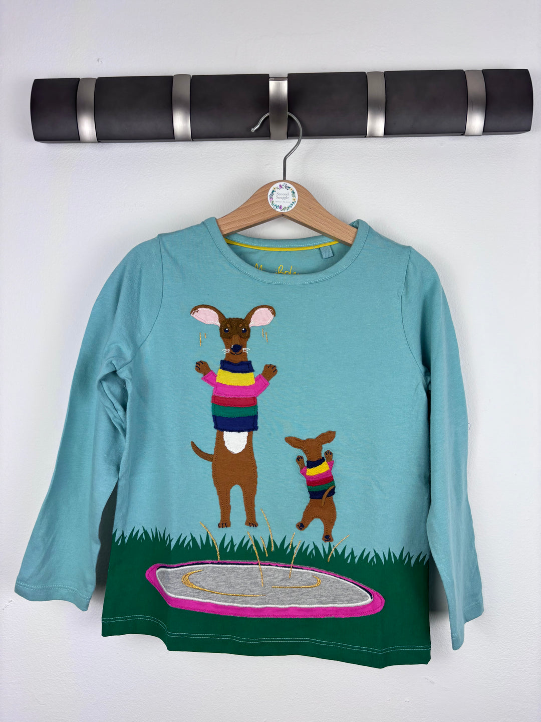 Mini Boden Dog Jumper Scene Top 4-5 Years-Tops-Second Snuggle Preloved