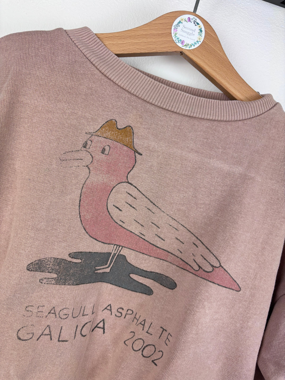 Bobo Choses Bird Print Sweatshirt 2-3 Years-Jumpers-Second Snuggle Preloved