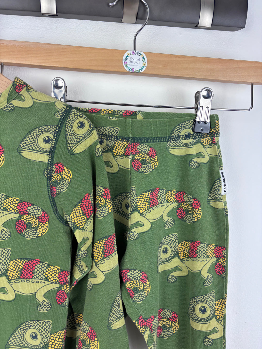 Maxomorra Chameleon Pyjama Set 98-104 (3-4 Years)-Night Wear-Second Snuggle Preloved