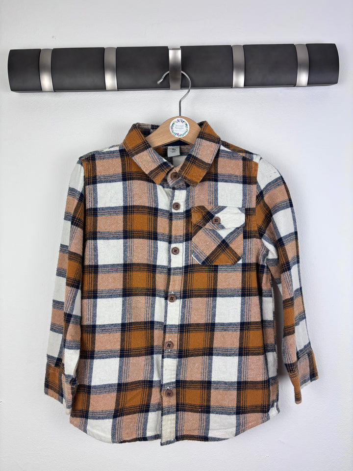Tu Checked Shirt 4-5 Years-Shirts-Second Snuggle Preloved