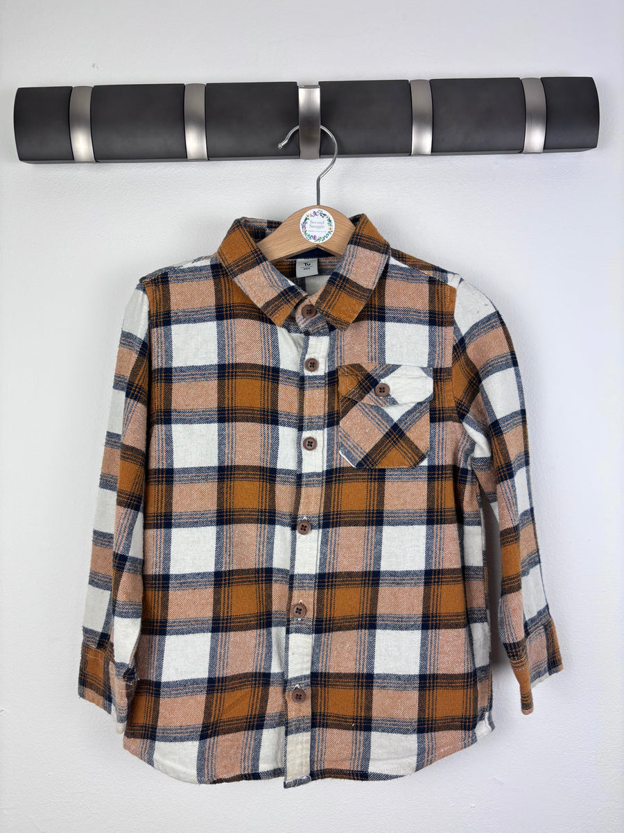 Tu Checked Shirt 4-5 Years-Shirts-Second Snuggle Preloved