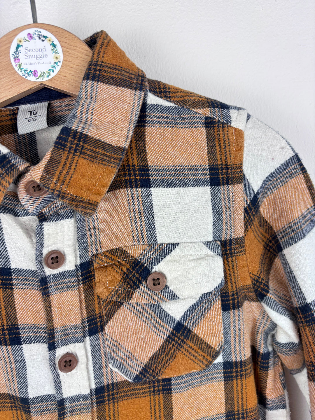 Tu Checked Shirt 4-5 Years-Shirts-Second Snuggle Preloved