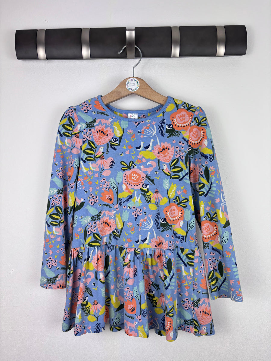 Mini Club Floral Peplum Dress 5-6 Years-Dresses-Second Snuggle Preloved