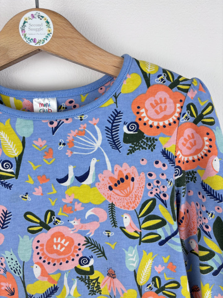 Mini Club Floral Peplum Dress 5-6 Years-Dresses-Second Snuggle Preloved