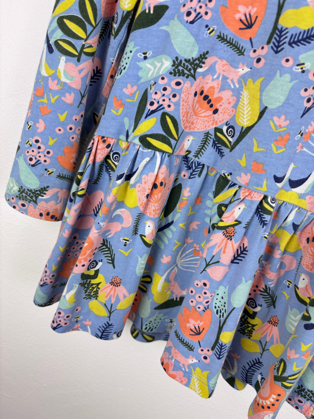 Mini Club Floral Peplum Dress 5-6 Years-Dresses-Second Snuggle Preloved