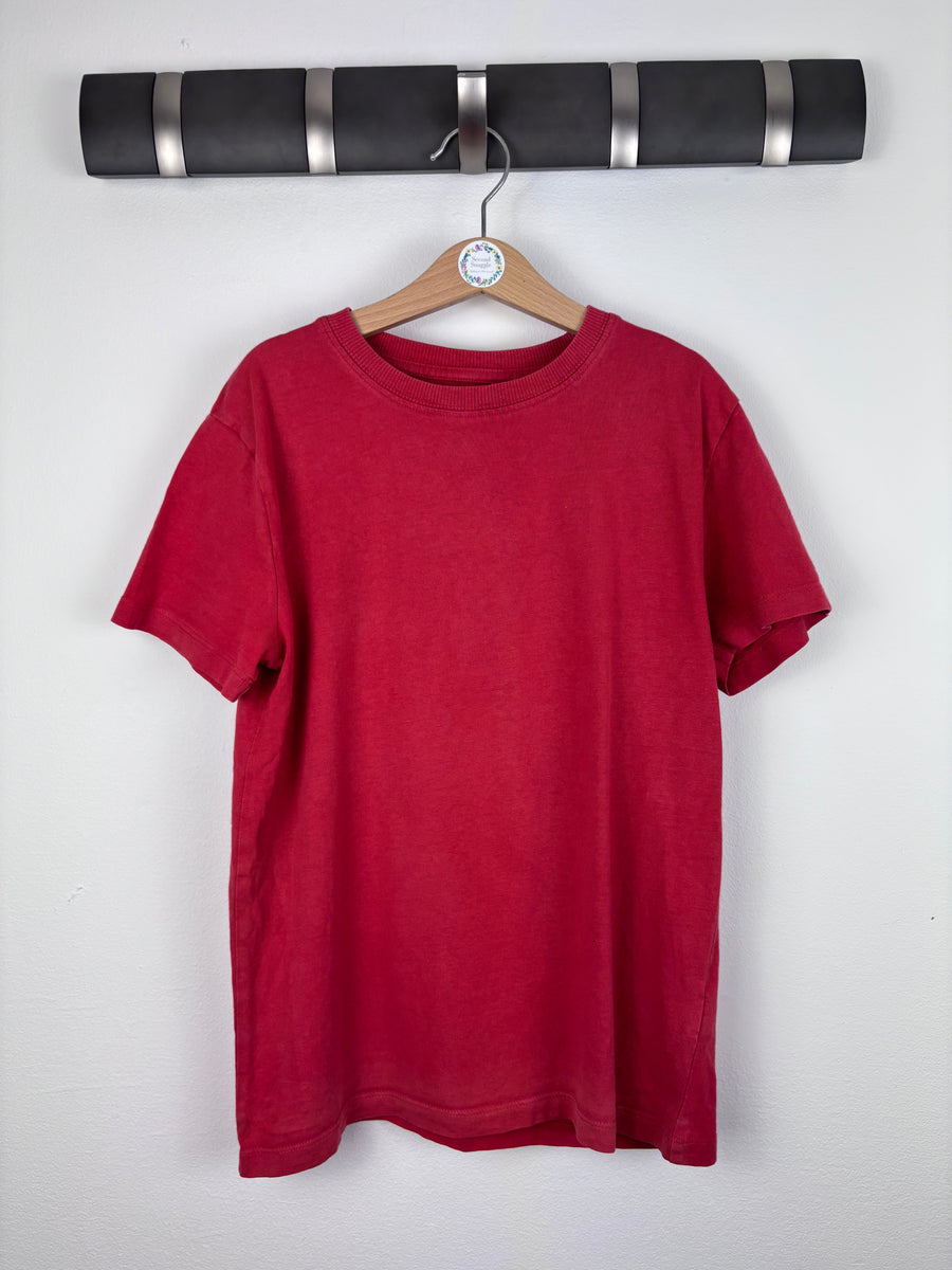 Next Red Short Sleeve T-Shirt 8-9 Years-Tops-Second Snuggle Preloved