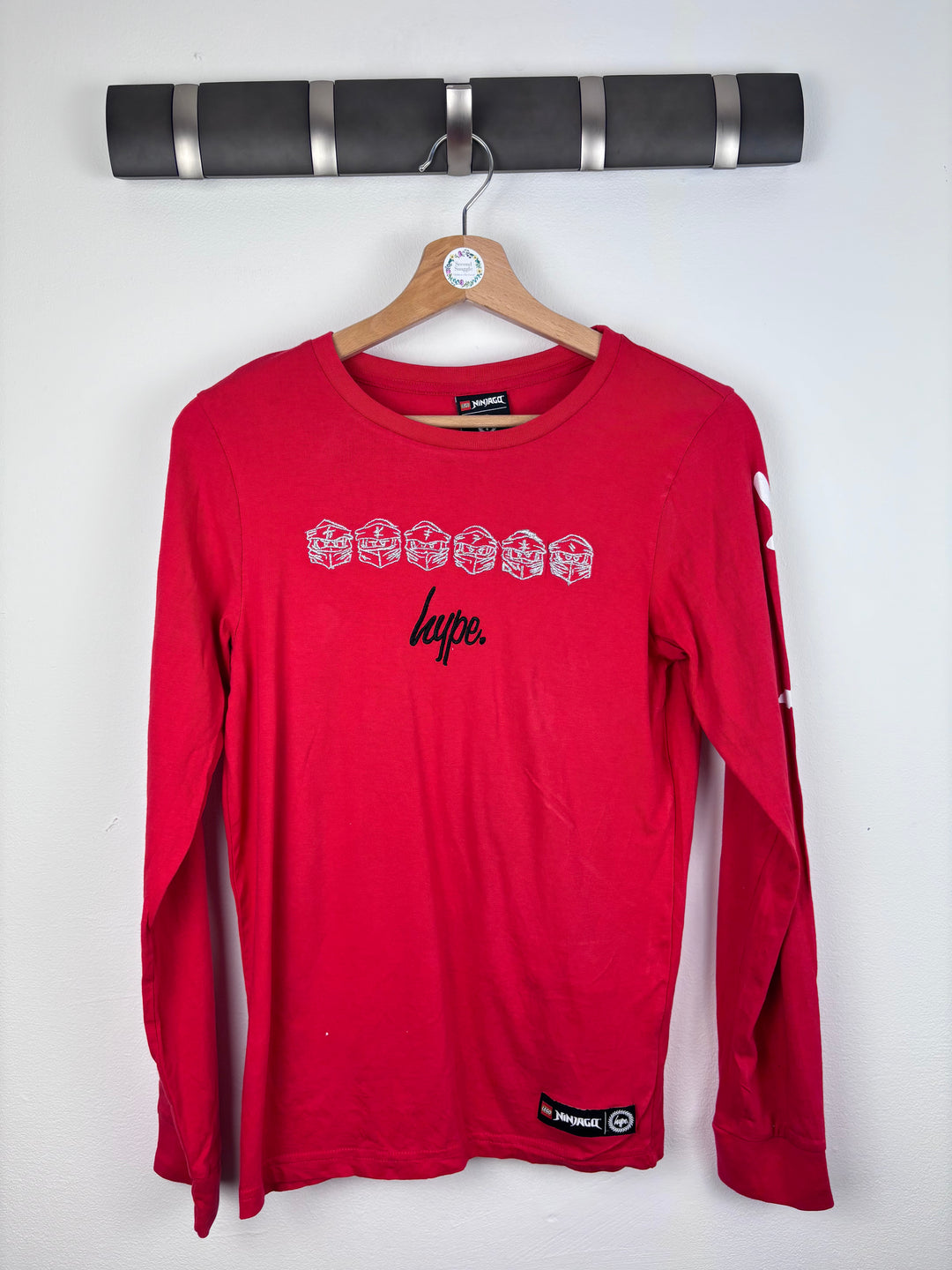 Hype Red Ninjago Long Sleeve Top 13 Years-Tops-Second Snuggle Preloved
