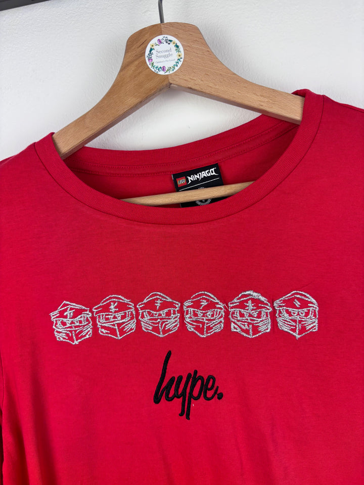 Hype Red Ninjago Long Sleeve Top 13 Years-Tops-Second Snuggle Preloved