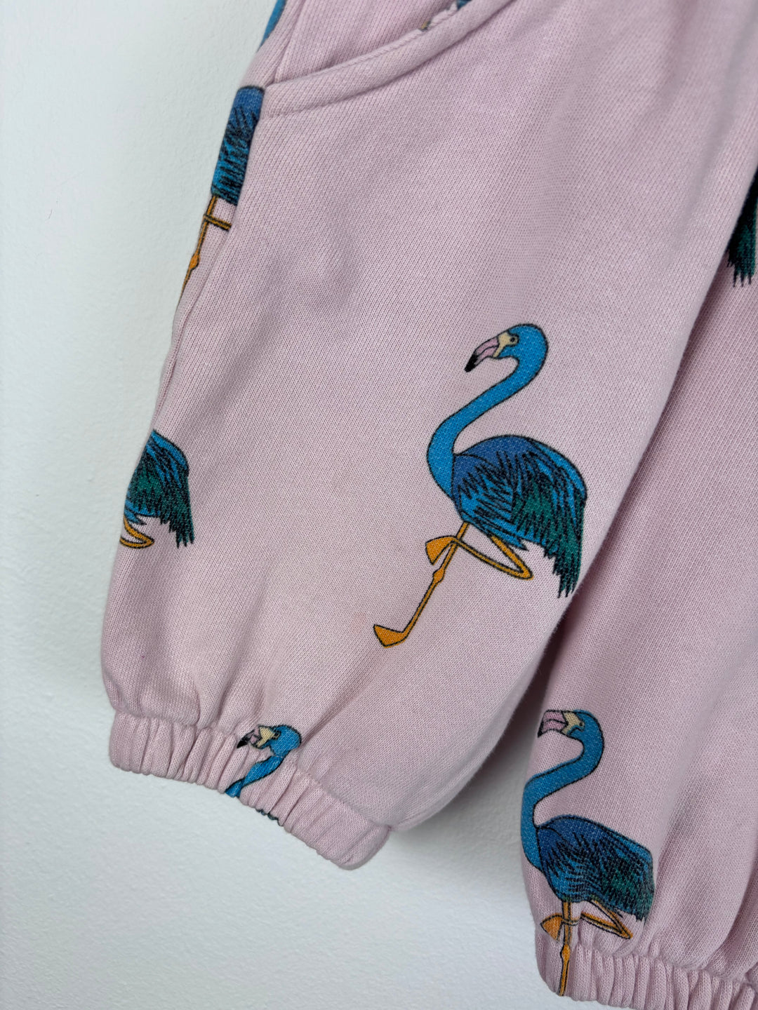 Hugo Tiki Pink Flamingo Print Trousers 2 Years-Trousers-Second Snuggle Preloved