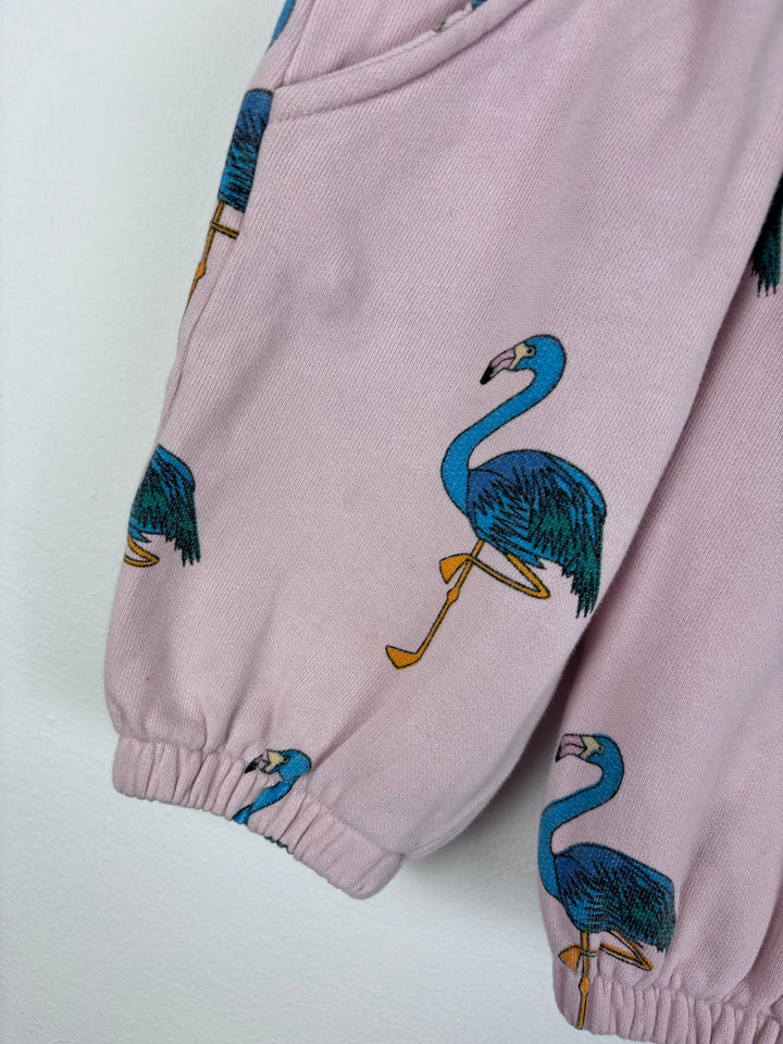 Hugo Tiki Pink Flamingo Print Trousers 2 Years-Trousers-Second Snuggle Preloved