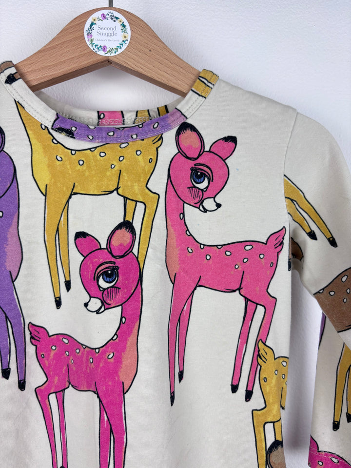 Mini Rodini Deer Print Top 80/86 (12-18 Months)-Tops-Second Snuggle Preloved