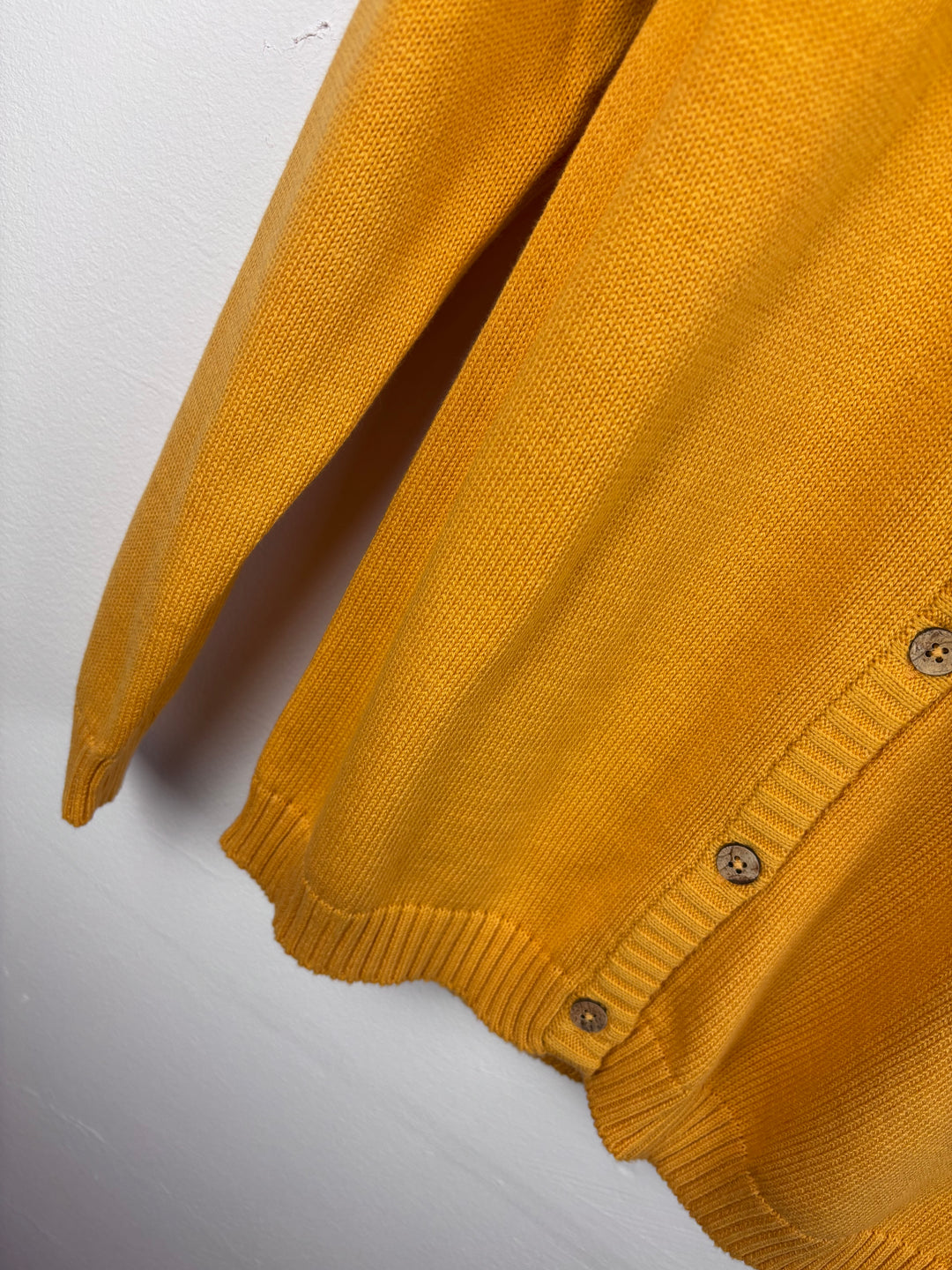 Kite Mustard Pointelle Knit Cardigan 12-13 Years-Cardigans-Second Snuggle Preloved