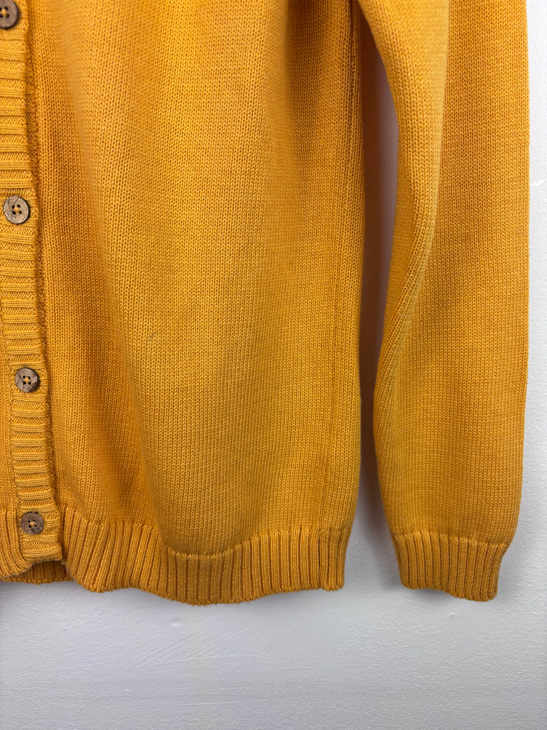 Kite Mustard Pointelle Knit Cardigan 12-13 Years-Cardigans-Second Snuggle Preloved