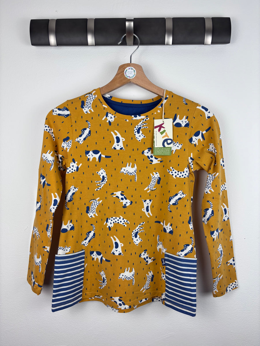 Kite Animal Print Long Sleeve Top 10-11 Years-Tops-Second Snuggle Preloved