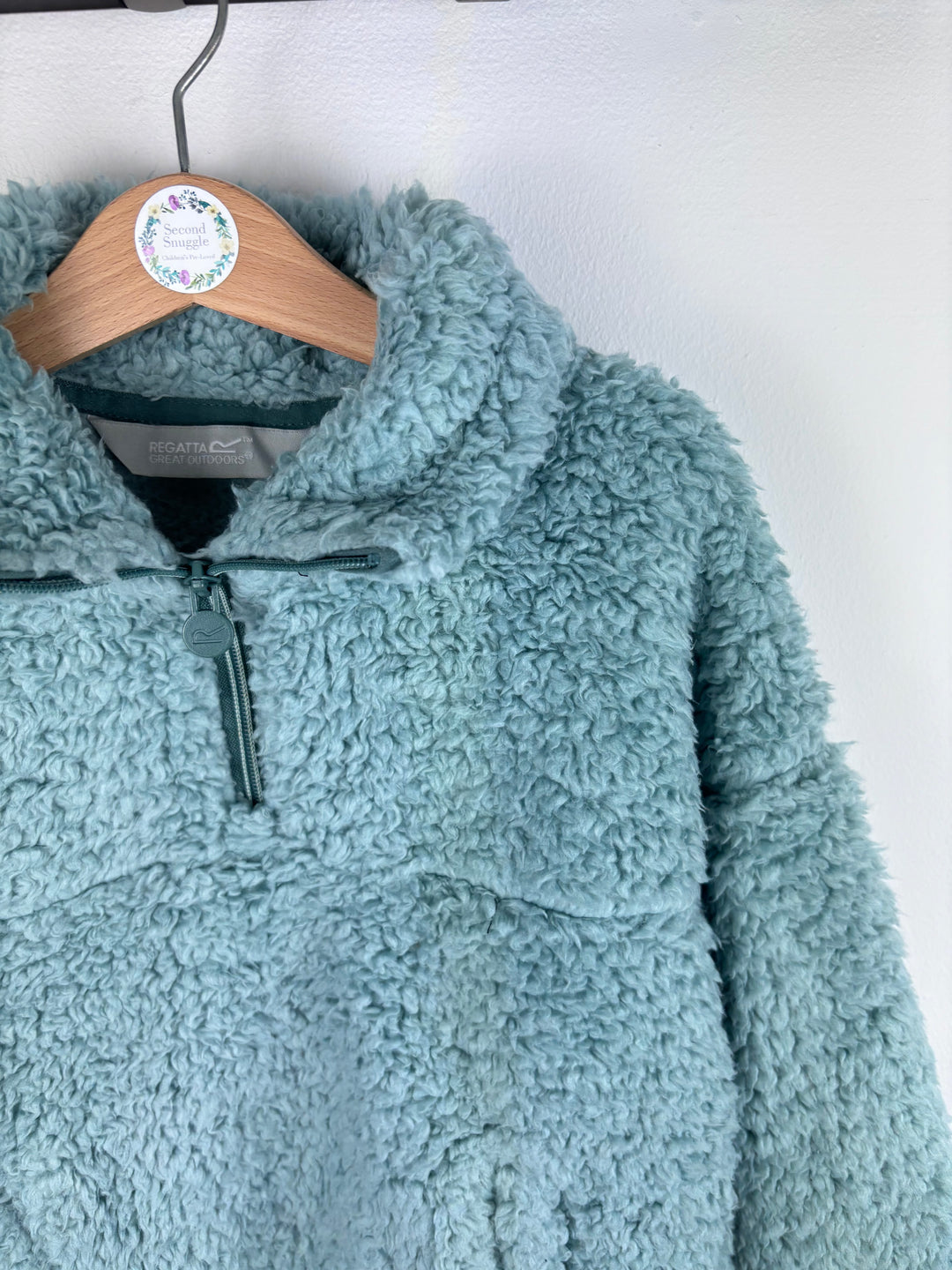 Ex Regatta Sherpa Jumper Teal 11-12 Years-Fleeces-Second Snuggle Preloved