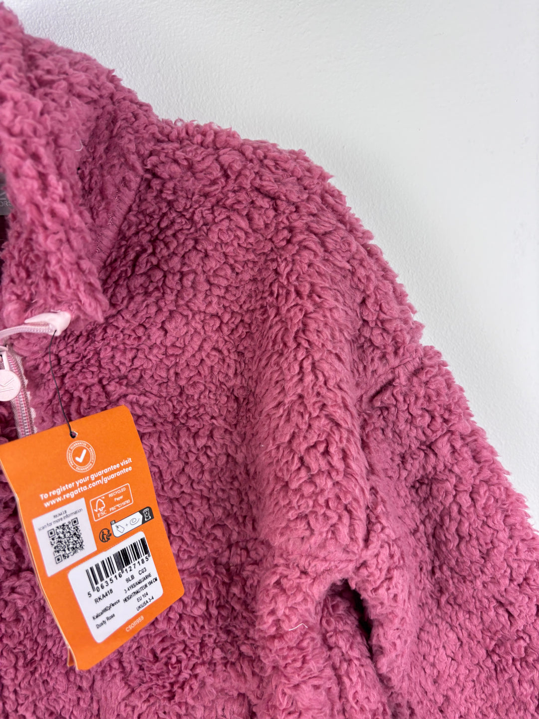 Ex Regatta Sherpa Jumper Pink 14 Years-Fleeces-Second Snuggle Preloved