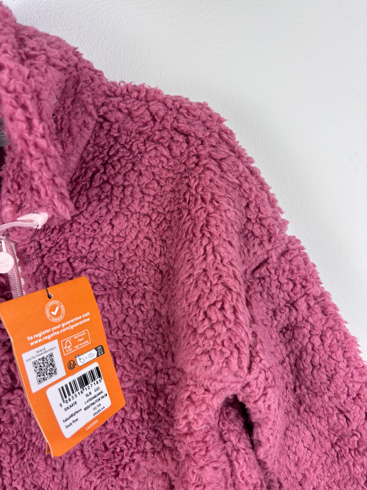 Ex Regatta Sherpa Jumper Pink-Fleeces-Second Snuggle Preloved