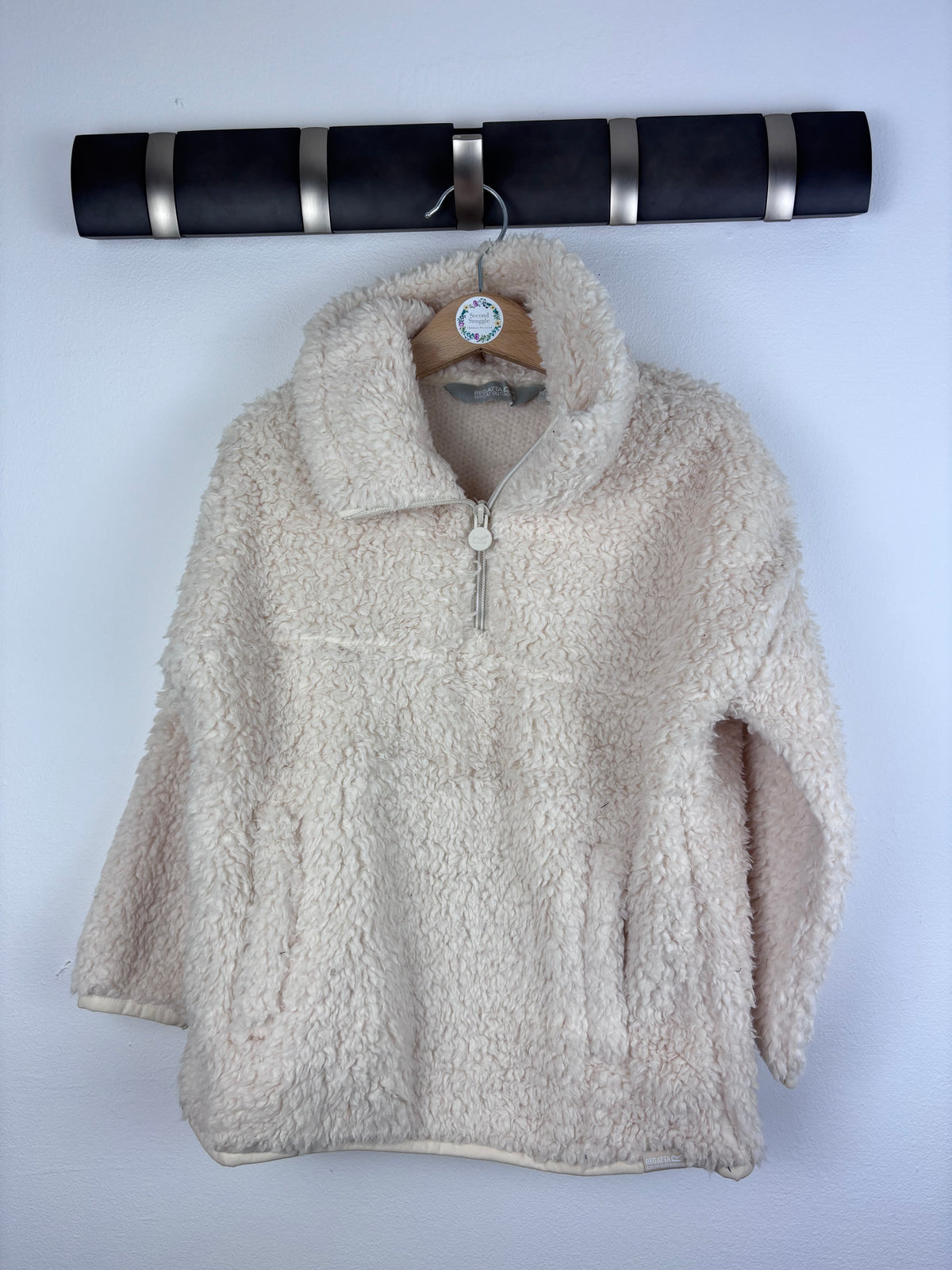 Ex Regatta Sherpa Jumper Cream Fleece-Fleeces-Second Snuggle Preloved