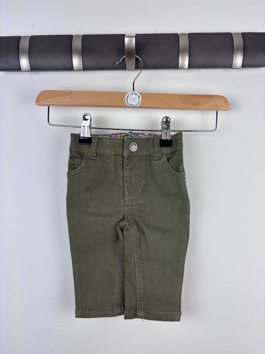 Mothercare Green Trousers 1-3 Months-Trousers-Second Snuggle Preloved