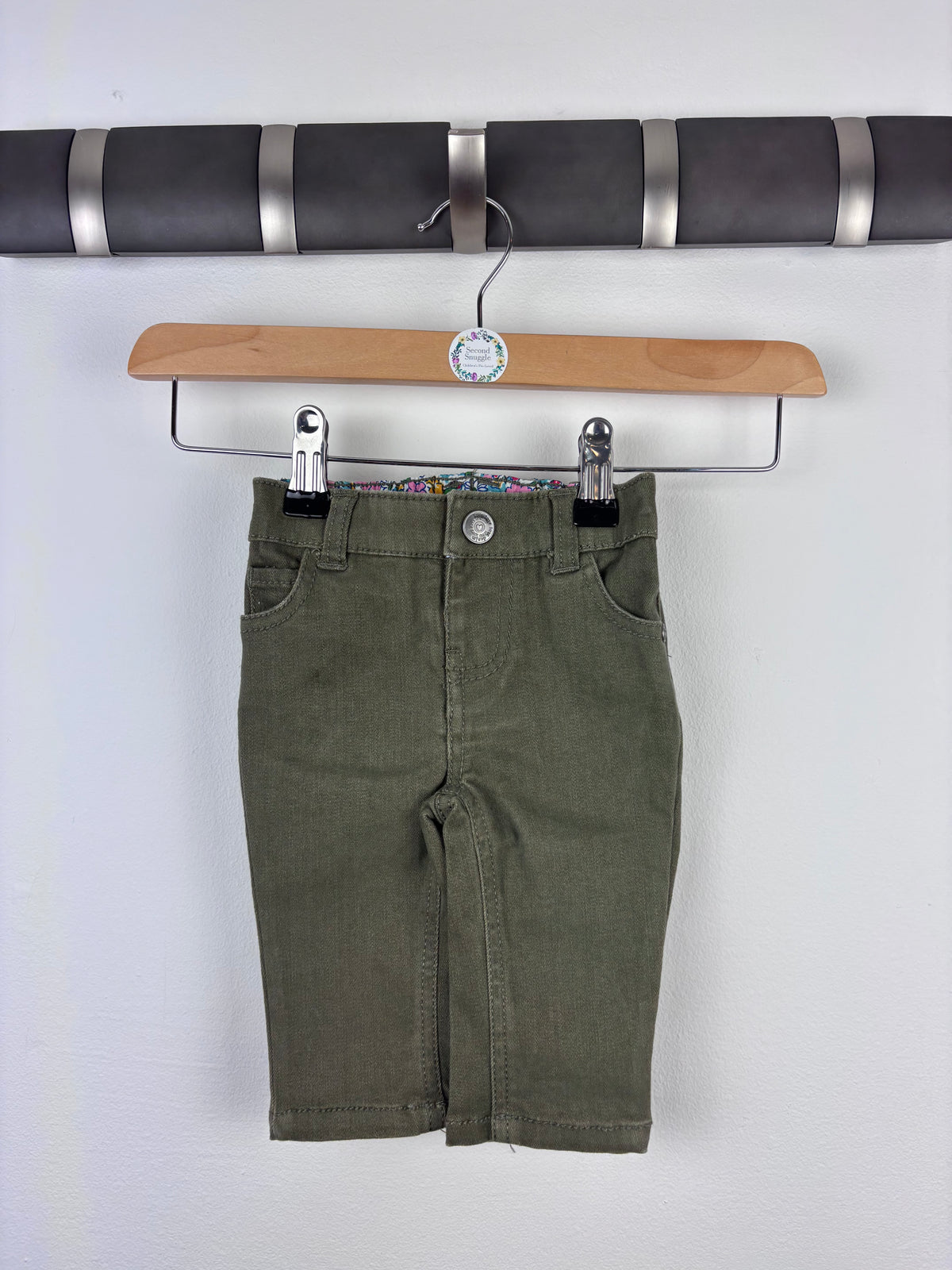 Mothercare Green Trousers 1-3 Months-Trousers-Second Snuggle Preloved