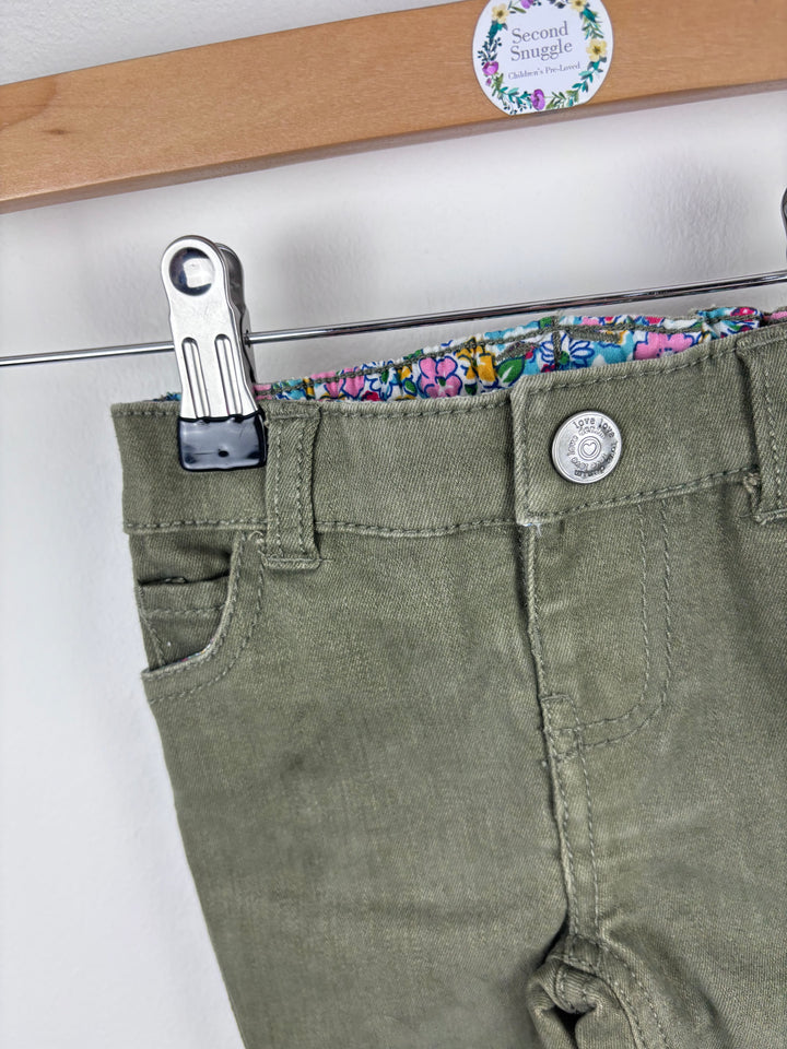 Mothercare Green Trousers 1-3 Months-Trousers-Second Snuggle Preloved