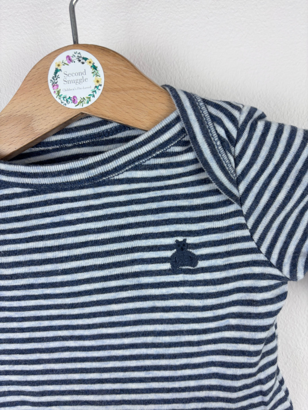 Baby Gap Striped Bodysuit 0-3 Months-Vests-Second Snuggle Preloved