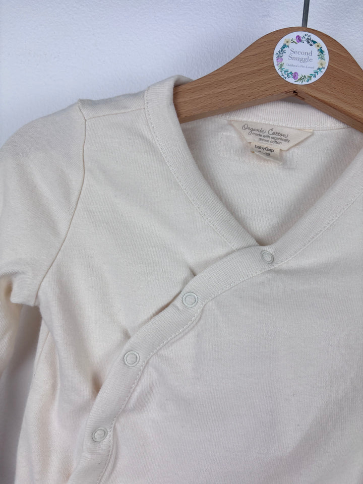 Baby Gap Cream Wrap Top 6-12 Months