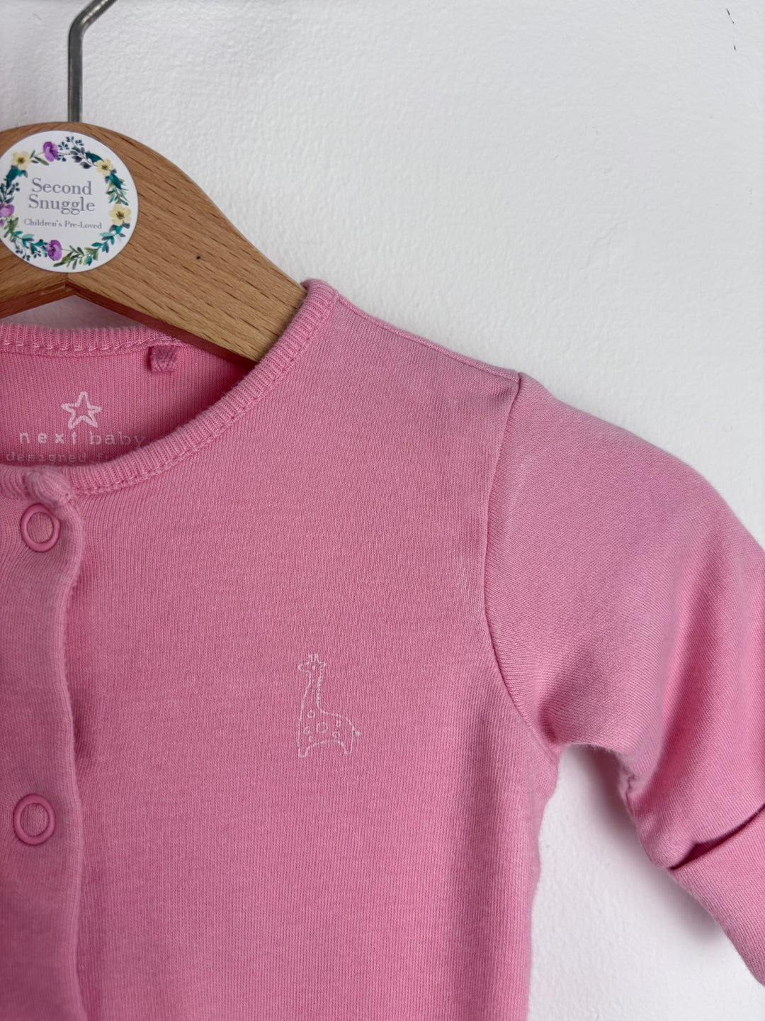 Next Pink Sleepsuits Set Up To 1 Month-Sleepsuits-Second Snuggle Preloved