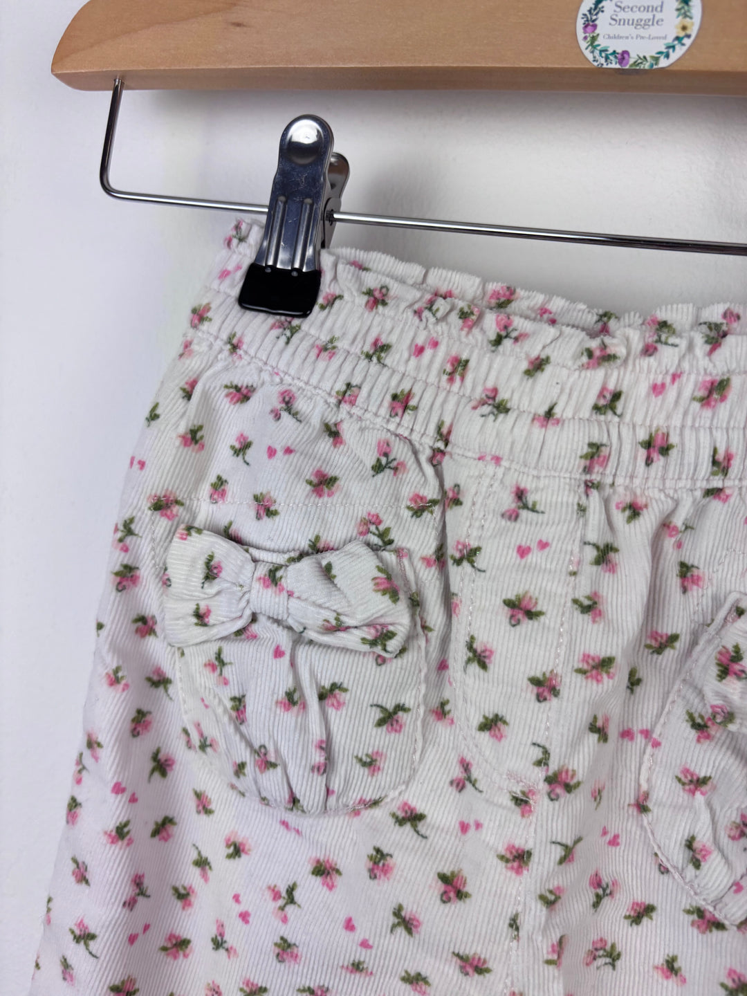 M&S Floral Print Trousers 9-12 Months-Trousers-Second Snuggle Preloved