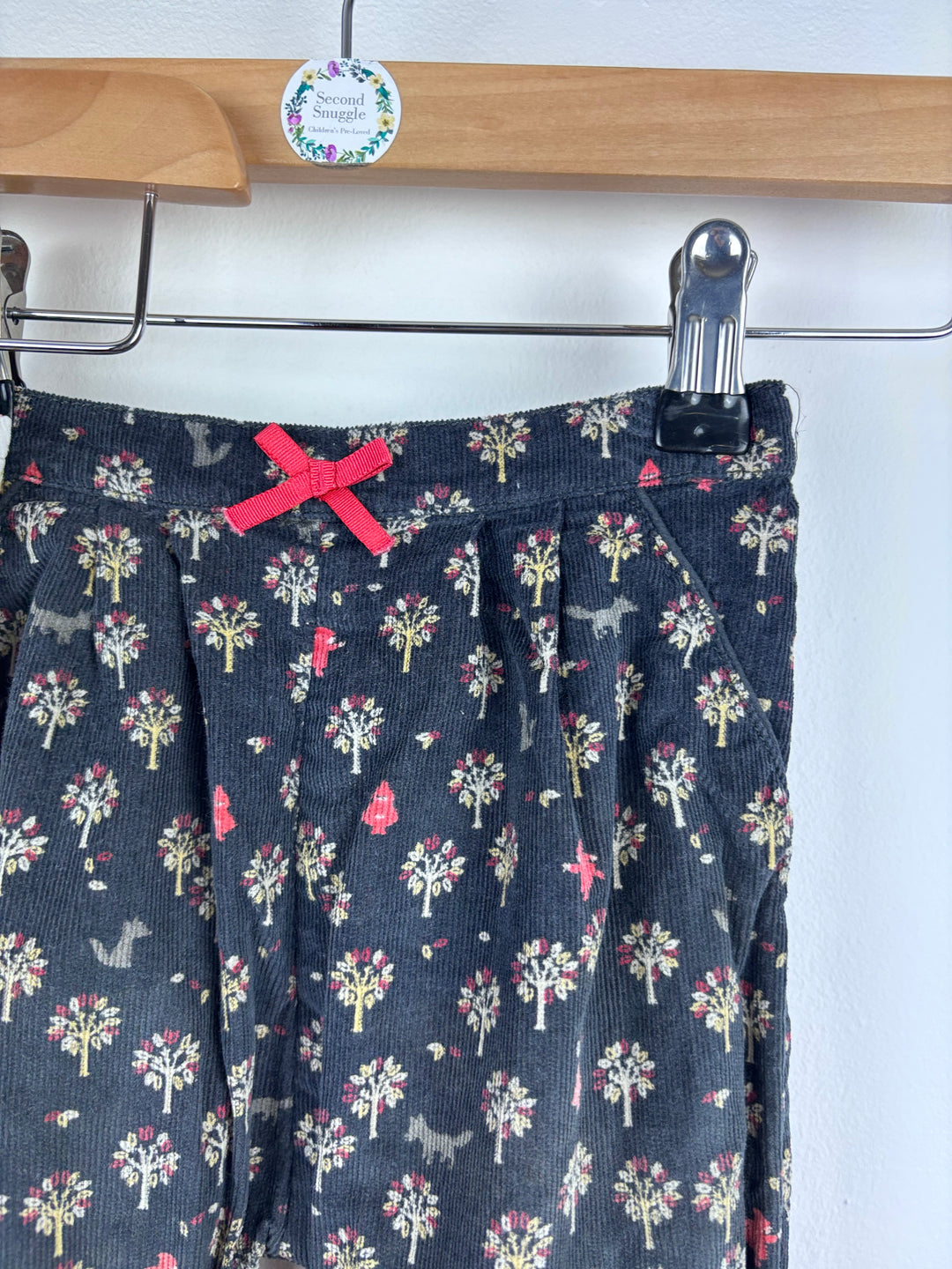 M&S Floral Print Trousers 9-12 Months-Trousers-Second Snuggle Preloved