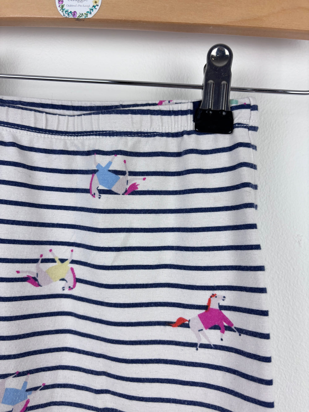Joules Stripe Horse Leggings 9-12 Months-Leggings-Second Snuggle Preloved