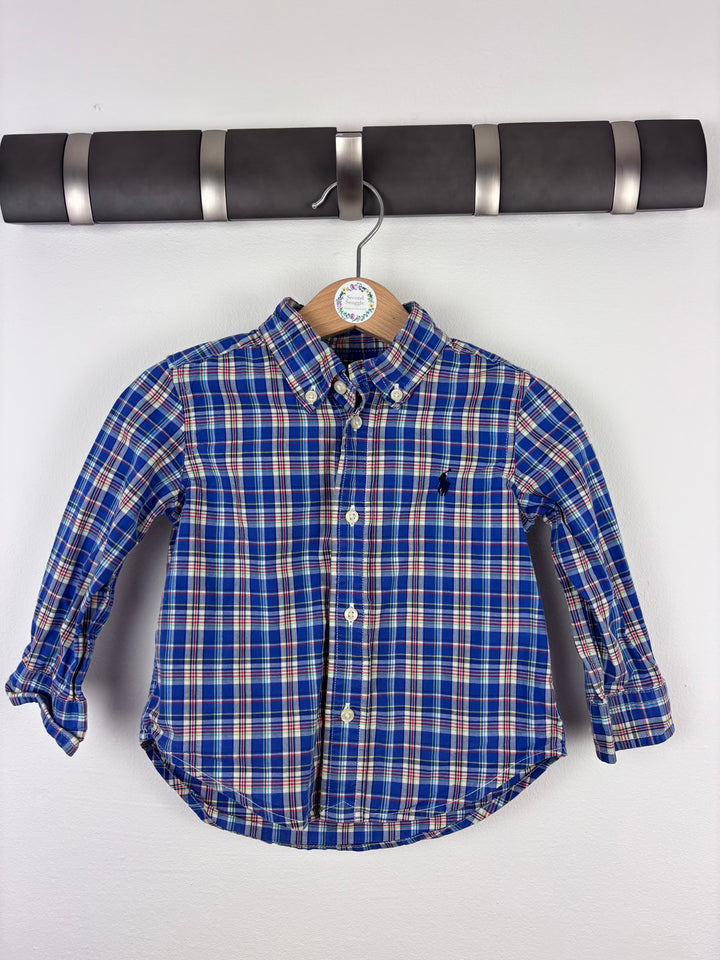 Ralph Lauren Check Shirt 18 Months-Shirts-Second Snuggle Preloved