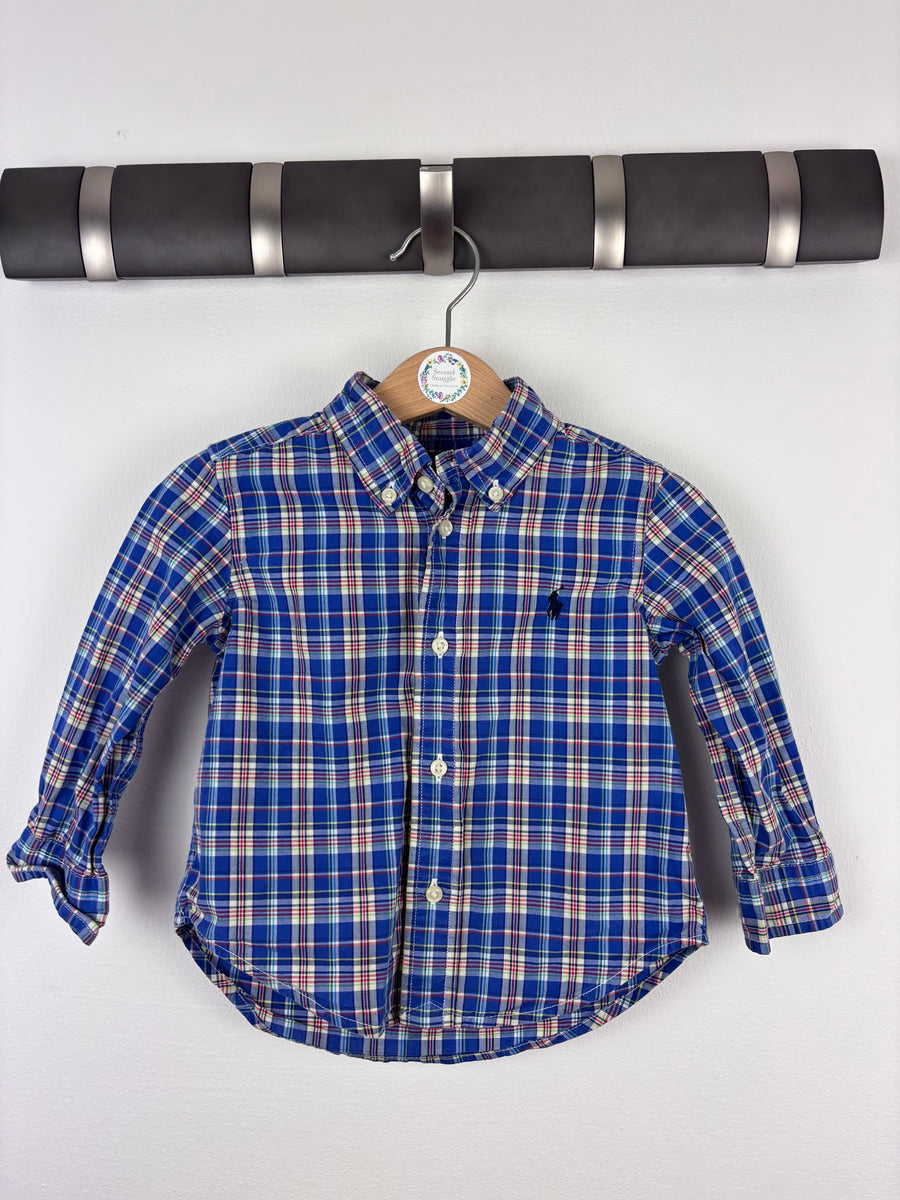 Ralph Lauren Check Shirt 18 Months-Shirts-Second Snuggle Preloved