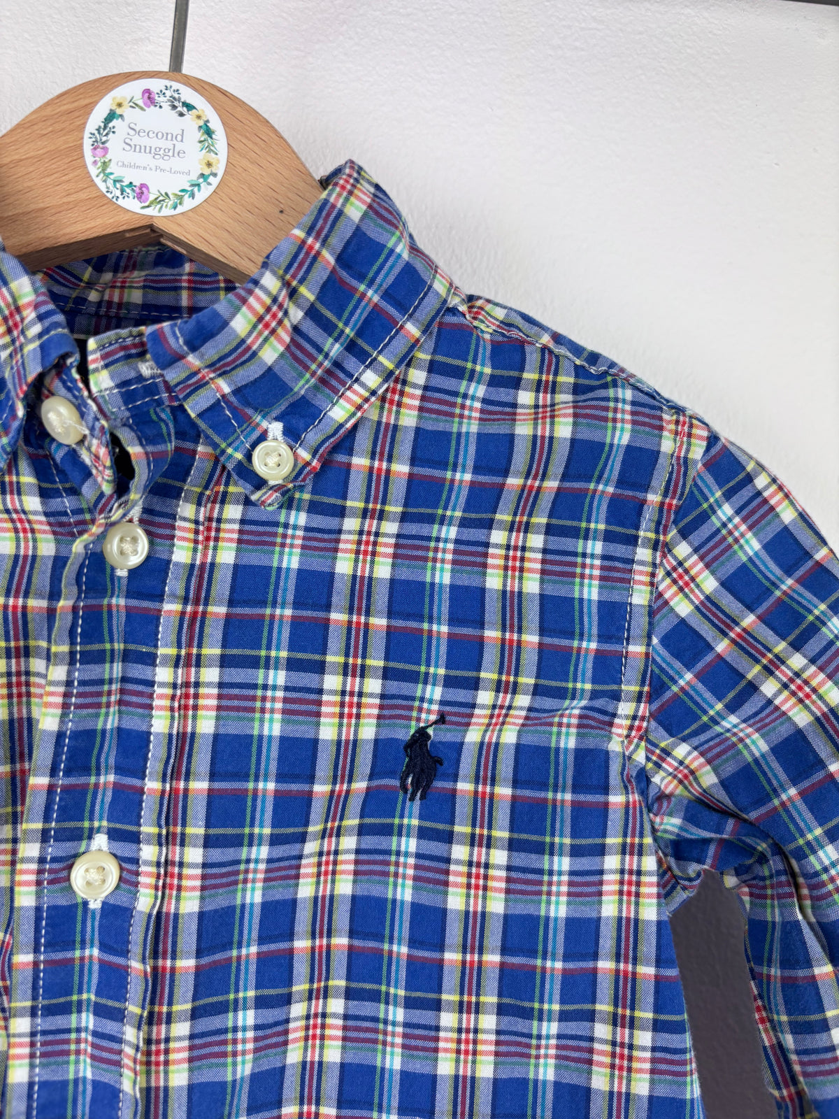 Ralph Lauren Check Shirt 18 Months-Shirts-Second Snuggle Preloved