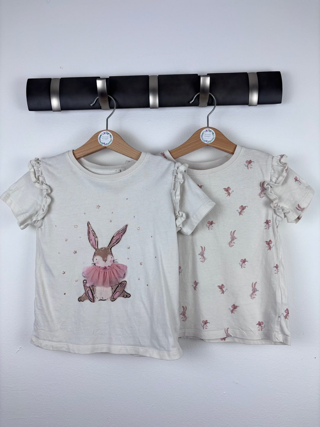 Next Bunny Print T Shirts 2-3 Years-Tops-Second Snuggle Preloved