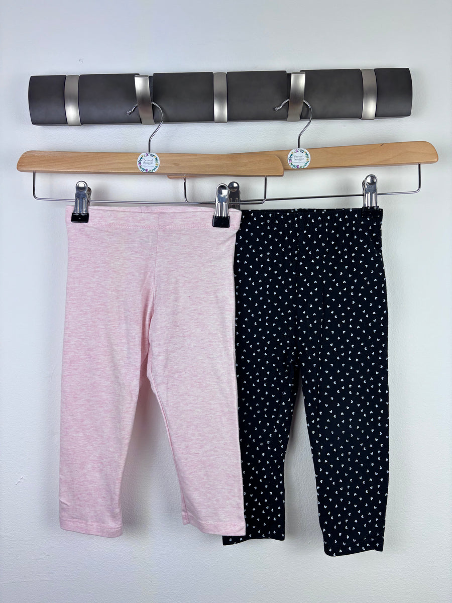 George And Fred And Flo Leggings Set 12-18 Months-Leggings-Second Snuggle Preloved