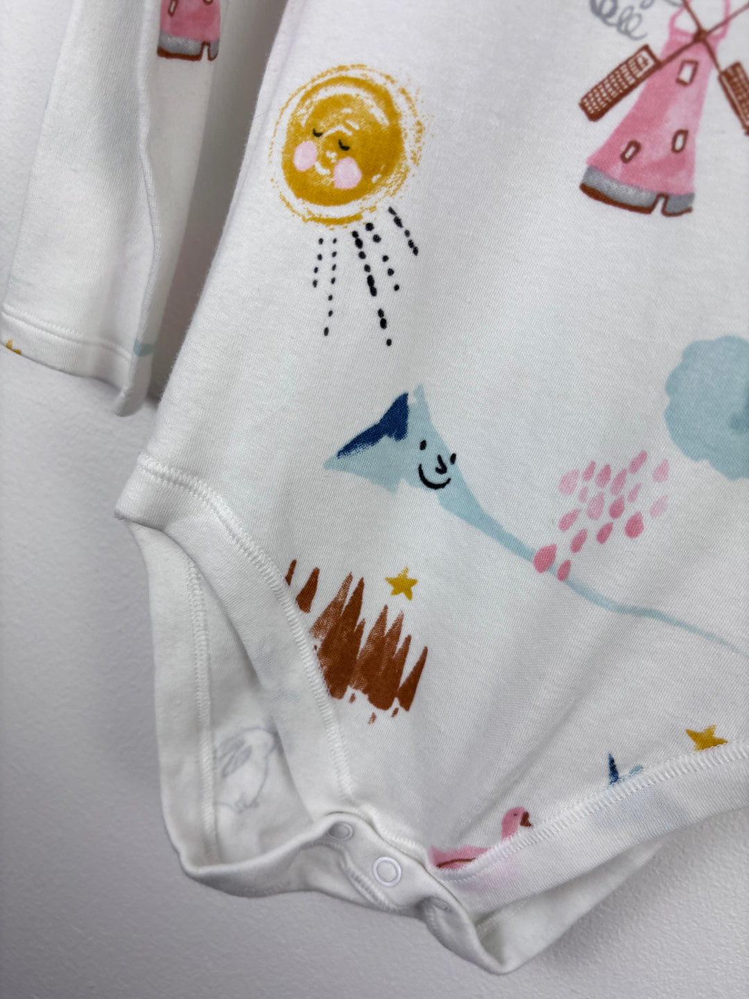 M&S Printed Bodysuit 2-3 Years-Vests-Second Snuggle Preloved