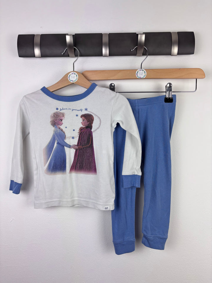 Gap Frozen Pyjama Set 18-24 Months-Night Wear-Second Snuggle Preloved